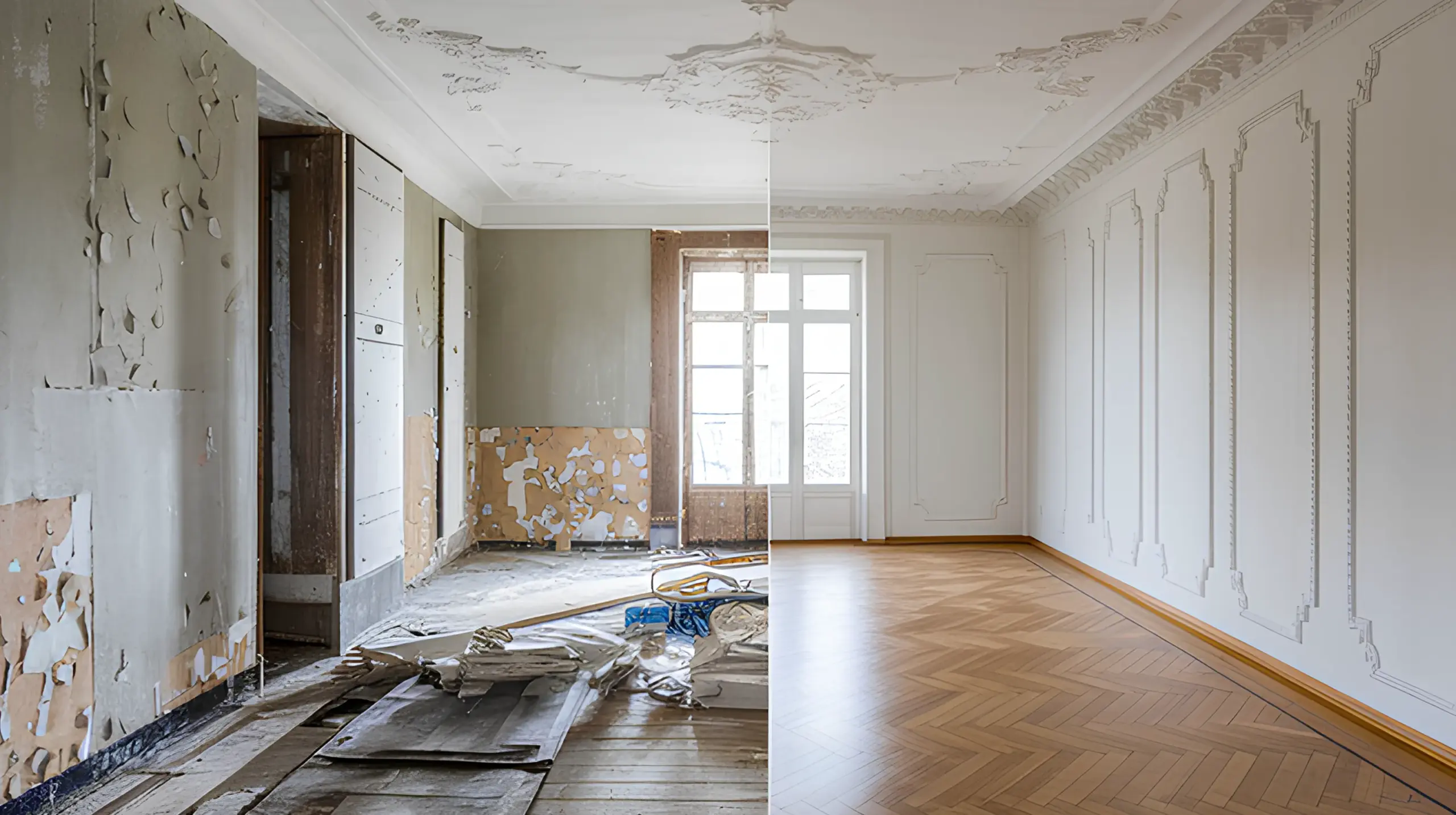 Wohnungsreinigung und Hausreinigung nach Renovierung, Neubau oder Umbau